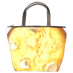 White Chocolate Chip Lemon Cookie Novelty Bucket Bags by WaltCurleeArt