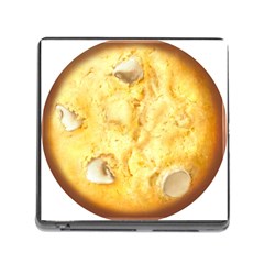 White Chocolate Chip Lemon Cookie Novelty Memory Card Reader (square) by WaltCurleeArt