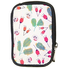 Hand Drawn Flowers Background Compact Camera Cases by TastefulDesigns