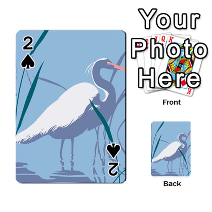 Egret Playing Cards 54 Designs 