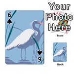 Egret Playing Cards 54 Designs  Front - Spade6