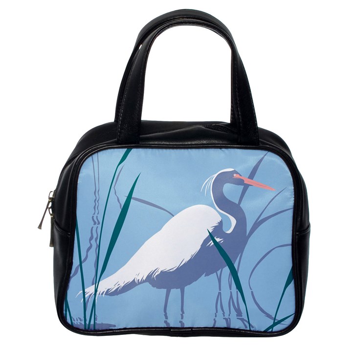 Egret Classic Handbags (One Side)