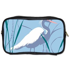 Egret Toiletries Bags by WaltCurleeArt