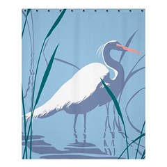 Egret Shower Curtain 60  X 72  (medium) 