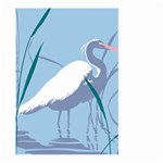 Egret Large Garden Flag (Two Sides) Back