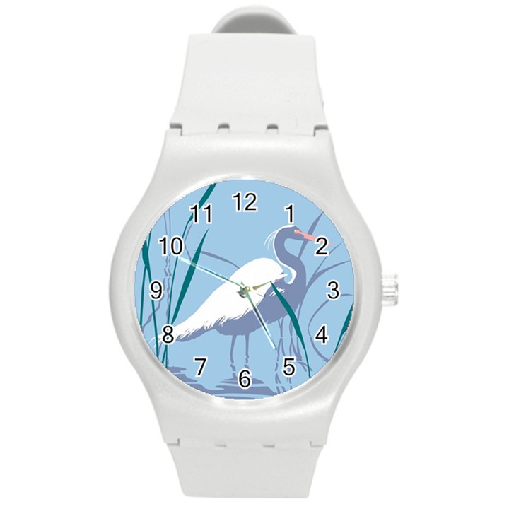 Egret Round Plastic Sport Watch (M)