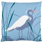 Egret Large Cushion Case (Two Sides) Front