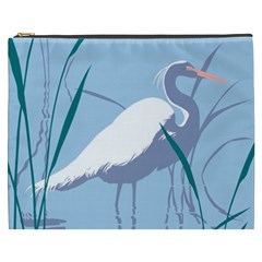 Egret Cosmetic Bag (xxxl)  by WaltCurleeArt