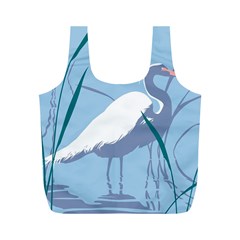 Egret Full Print Recycle Bags (m) 