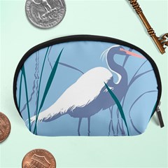 Egret Accessory Pouches (large)  by WaltCurleeArt