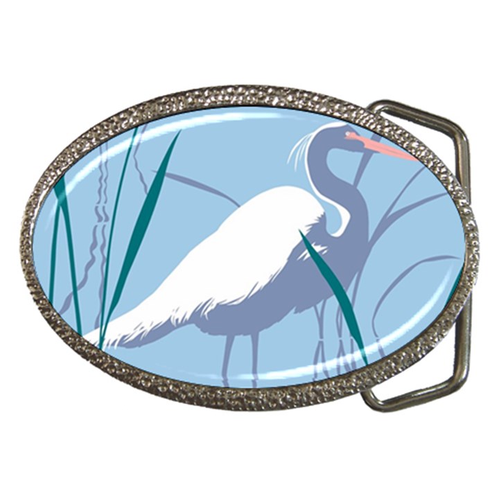 egret Belt Buckles