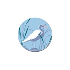 Egret Golf Ball Marker (4 Pack) by WaltCurleeArt