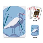 egret Playing Card Back