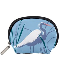 Egret Accessory Pouches (small)  by WaltCurleeArt