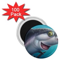 Sharky 1 75  Magnets (100 Pack) 