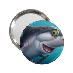 Sharky 2 25  Handbag Mirrors by WaltCurleeArt