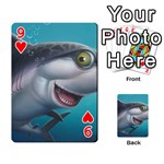 Sharky Playing Cards 54 Designs  Front - Heart9