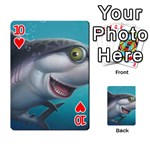 Sharky Playing Cards 54 Designs  Front - Heart10