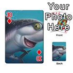 Sharky Playing Cards 54 Designs  Front - Diamond10