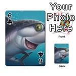 Sharky Playing Cards 54 Designs  Front - Club6