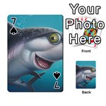 Sharky Playing Cards 54 Designs  Front - Spade7