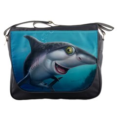 Sharky Messenger Bags by WaltCurleeArt