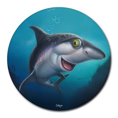 Sharky Round Mousepads