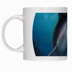 Sharky White Mugs