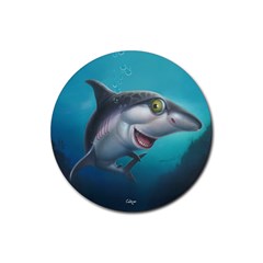 Sharky Rubber Coaster (Round) 