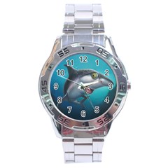 Sharky Stainless Steel Analogue Watch