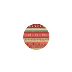 Hand Drawn Ethnic Shapes Pattern 1  Mini Buttons by TastefulDesigns