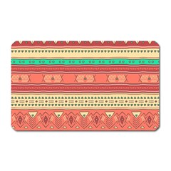 Hand Drawn Ethnic Shapes Pattern Magnet (rectangular) by TastefulDesigns