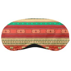 Hand Drawn Ethnic Shapes Pattern Sleeping Masks by TastefulDesigns