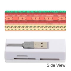 Hand Drawn Ethnic Shapes Pattern Memory Card Reader (stick) 