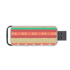 Hand Drawn Ethnic Shapes Pattern Portable Usb Flash (one Side) by TastefulDesigns