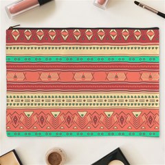 Hand Drawn Ethnic Shapes Pattern Cosmetic Bag (xxxl)  by TastefulDesigns