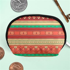 Hand Drawn Ethnic Shapes Pattern Accessory Pouches (medium) 