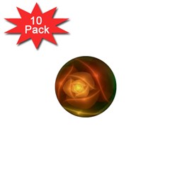 Orange Rose 1  Mini Magnet (10 Pack) 