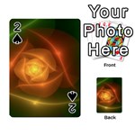 Orange Rose Playing Cards 54 Designs  Front - Spade2