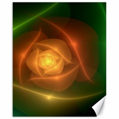 Orange Rose Canvas 16  X 20  