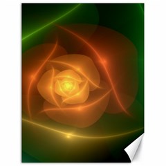 Orange Rose Canvas 18  X 24   by Delasel