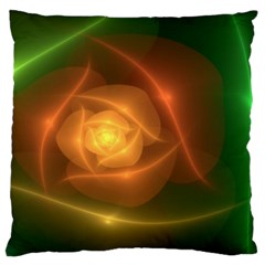 Orange Rose Large Cushion Case (two Sides)