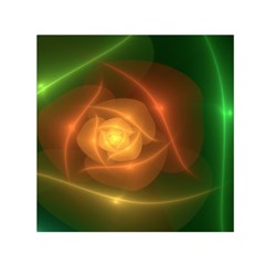 Orange Rose Small Satin Scarf (square)