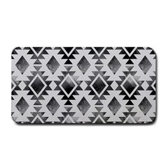 Hand Painted Black Ethnic Pattern Medium Bar Mats