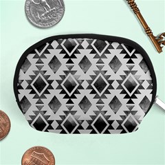 Hand Painted Black Ethnic Pattern Accessory Pouches (medium) 