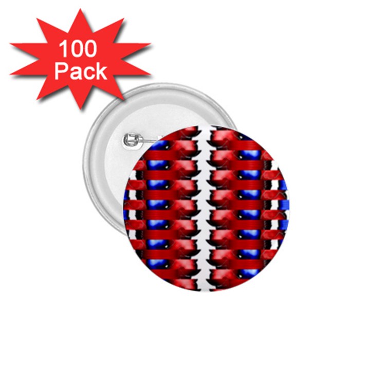 The Patriotic Flag 1.75  Buttons (100 pack) 