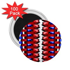 The Patriotic Flag 2 25  Magnets (100 Pack)  by SugaPlumsEmporium