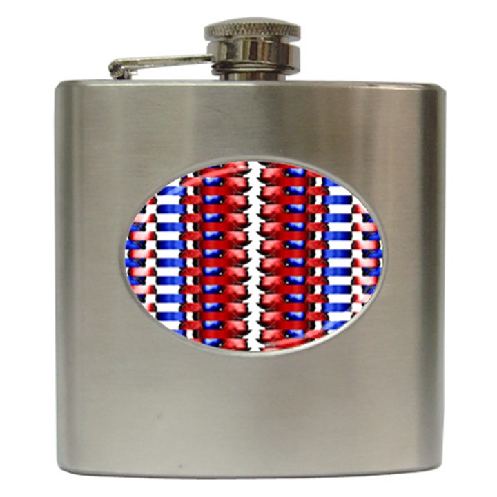 The Patriotic Flag Hip Flask (6 oz)