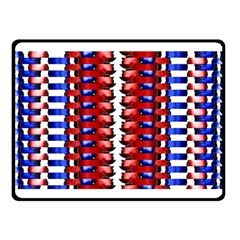 The Patriotic Flag Double Sided Fleece Blanket (small) 