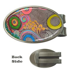 Rainbow Passion Money Clips (oval)  by SugaPlumsEmporium